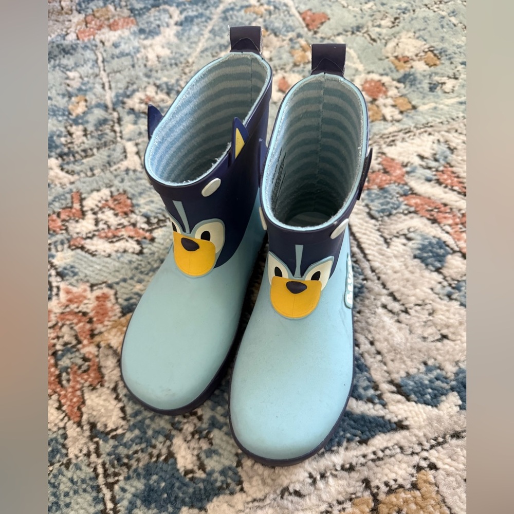 Bluey rain boots toddler 12